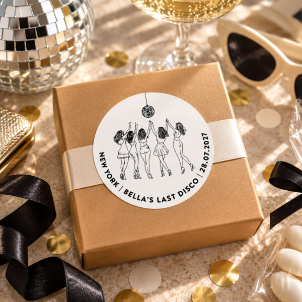 Brides Last Disco Hen Party Stickers