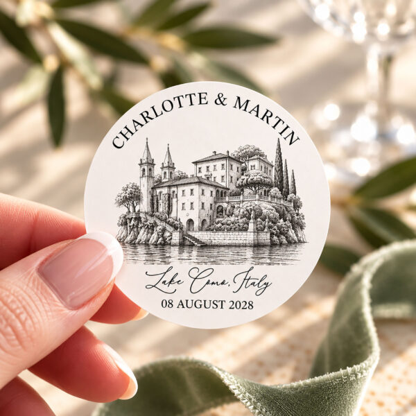 Wedding Venue Illustration Sticker SKUWV012